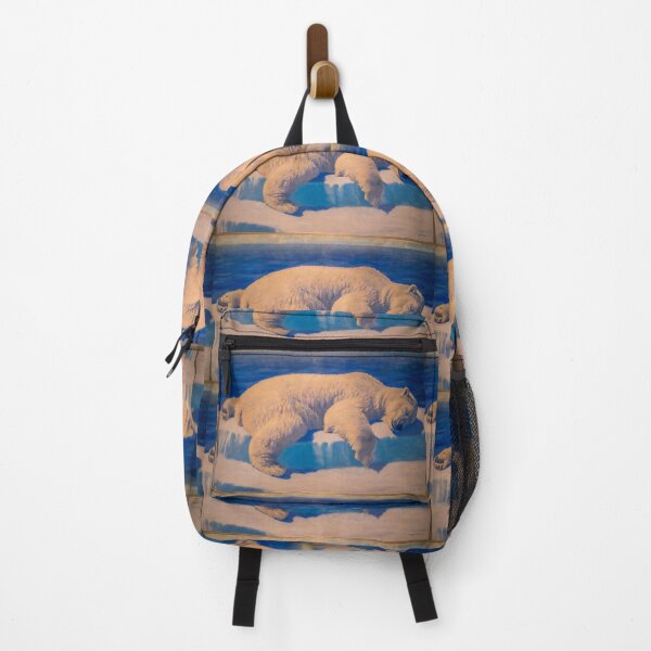 Item preview, USA. Alaska. Anchorage. Museum. Painting of Sleeping White Bear. designed and sold by vadim19.