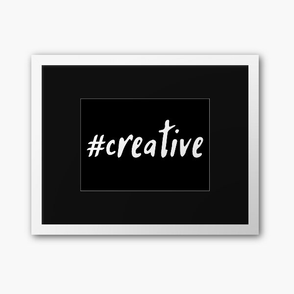 Item preview, Creative Word Typography Black and White Minimalist Hashtag designed and sold by SoccaTamam.