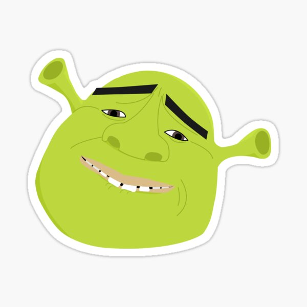  Shrek Yikes Face Sticker - Sticker Graphic - Auto