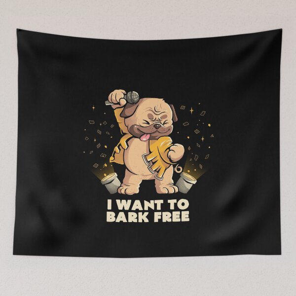 Item preview, I Want to Bark Free - Cute Dog Music Gift designed and sold by EduEly.