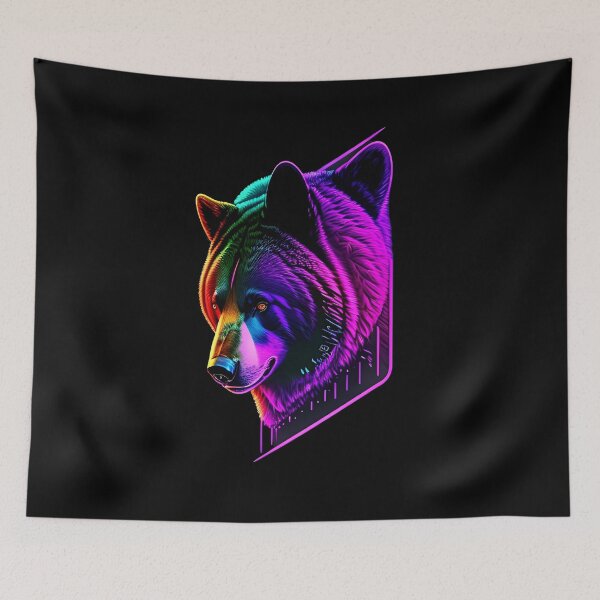 Item preview, neon bear designed and sold by Bertoni-Lee.