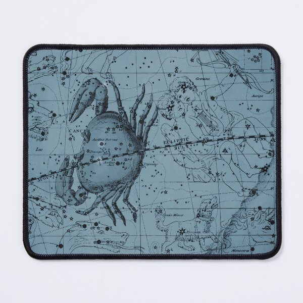 Item preview, Cancer Constellation Star Map, Blue designed and sold by notsweettea.