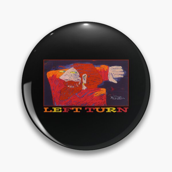 Item preview, Left Turn - alternate version with colorful type designed and sold by Rick Paller.