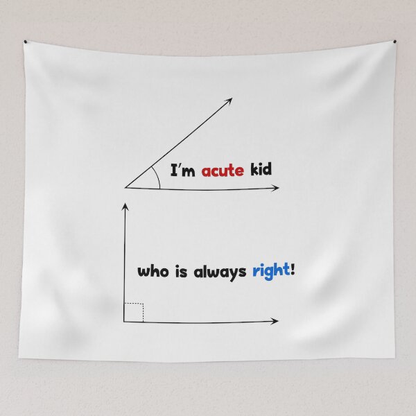 Item preview, Im acute kid who is always right! designed and sold by Deco-Design.