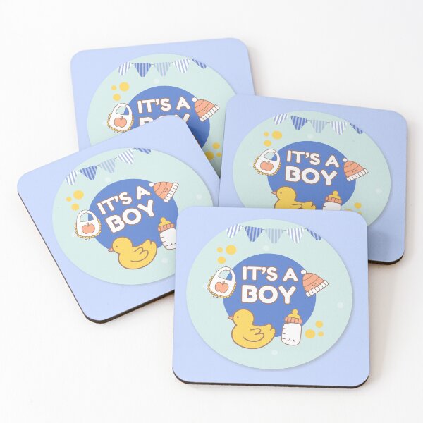 Item preview,  it's a boy baby in blue cute toddler Gender reveal party T-Shirt designed and sold by namonstudio.