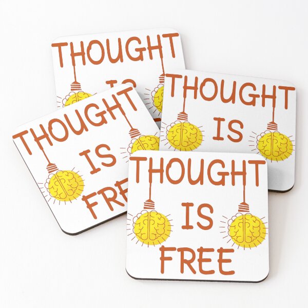 Item preview, Thought is free. designed and sold by adlkh.