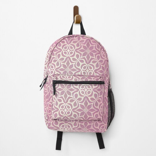 Aperçu de l'œuvre motif géométrique rose et blanc créée et vendue par QuikiPatterns.