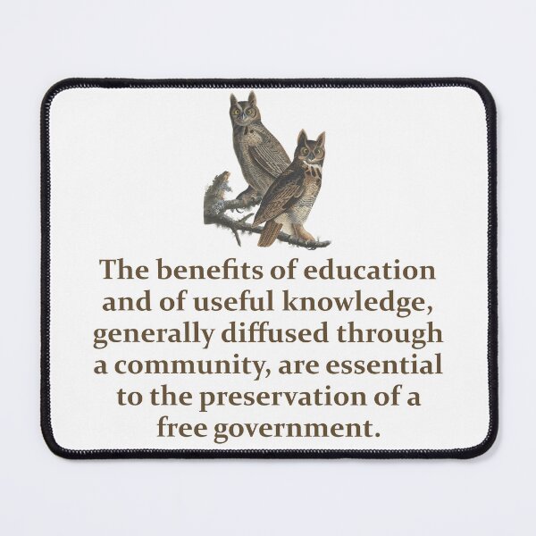 Item preview, The Benefits Of Education And Useful Knowledge - Education Quote designed and sold by CrankyOldDude.