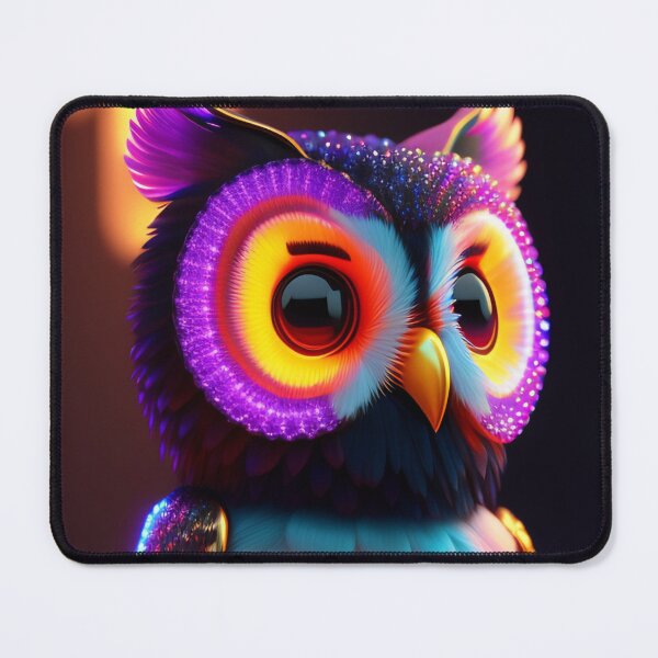 Item preview, Cute glowing owl designed and sold by Anna Mattia.
