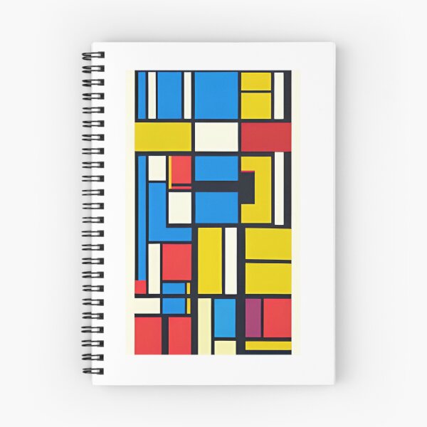 Item preview, Mondrian style abstract illustration designed and sold by zarifiqbal.