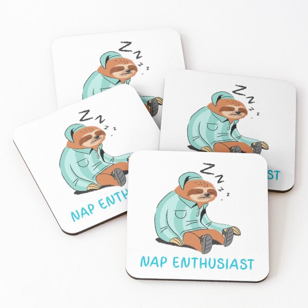 Item preview, Nap Enthusiast Cute Sleeping Sloth designed and sold by Sho-Sho-Studios.