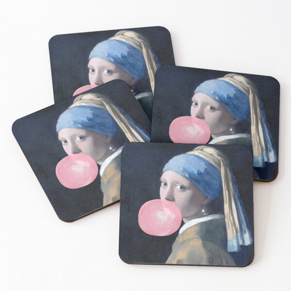 Item preview, Girl With A Pearl Earring (with gum) designed and sold by CastlesClassics.
