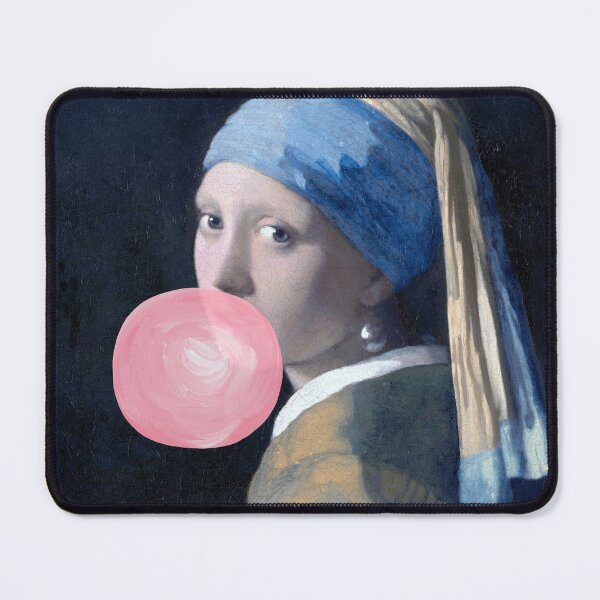 Item preview, Girl With A Pearl Earring (with gum) designed and sold by CastlesClassics.