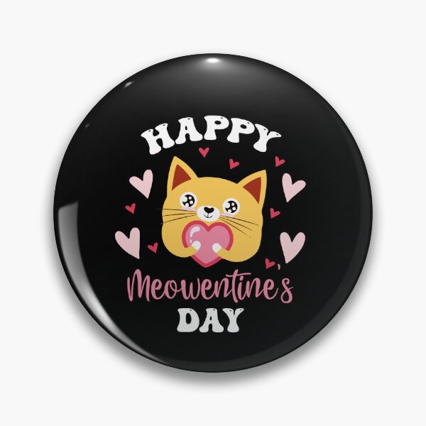 Item preview, Cute Cat Happy Meowentines Valentines Day Kitty Saying Quote designed and sold by Dressed For  Duty.