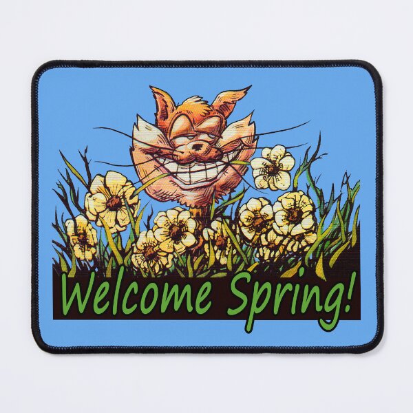 Item preview, Welcome Spring - Daisy Cat in the Flowers designed and sold by Rick Paller.