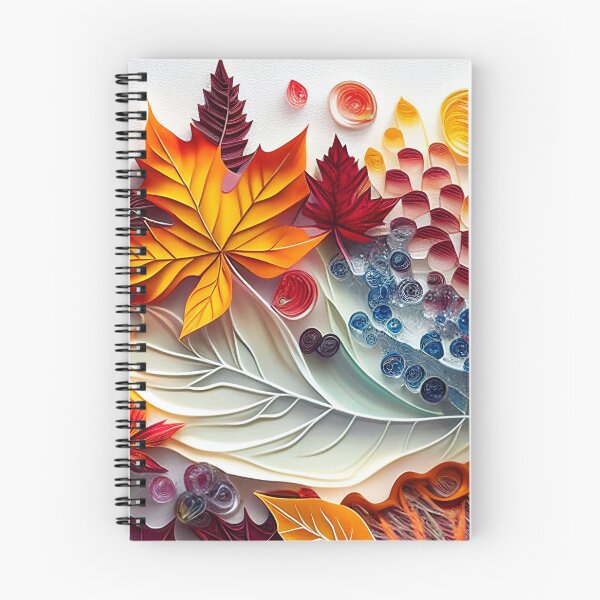 Artikelvorschau, Herbstlaub auf Eis - Quilling aus Papier. entworfen und verkauft von Tomasz Zawada.