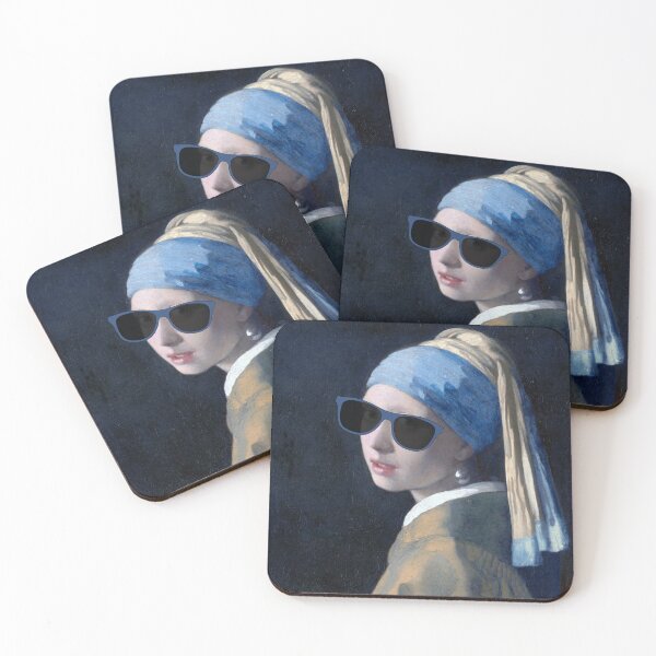 Item preview, Girl With A Pearl Earring (in sunglasses) designed and sold by CastlesClassics.