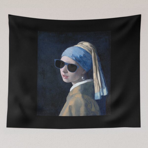 Item preview, Girl With A Pearl Earring (in sunglasses) designed and sold by CastlesClassics.