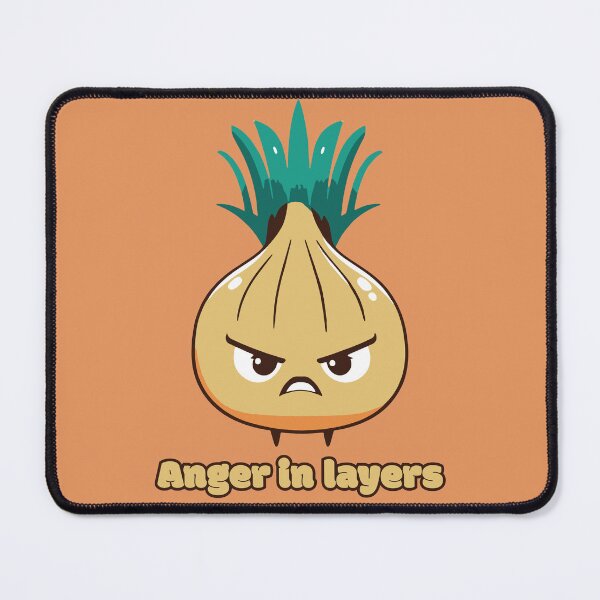 Item preview, Anger in layers - Angry Onion  designed and sold by RoboRaphael.