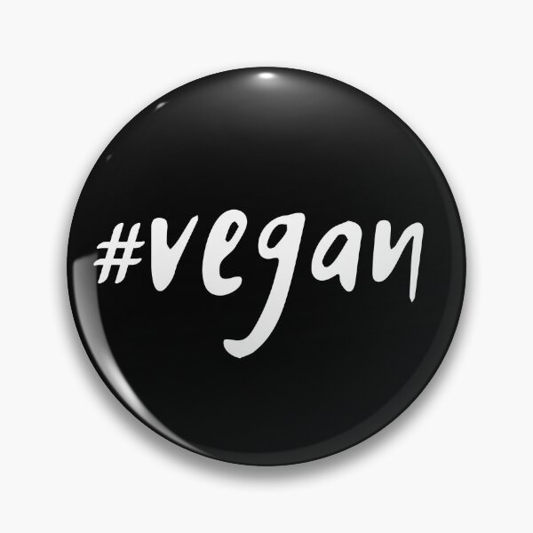 Item preview, Vegan Word Typography Black and White Minimalist Hashtag designed and sold by SoccaTamam.