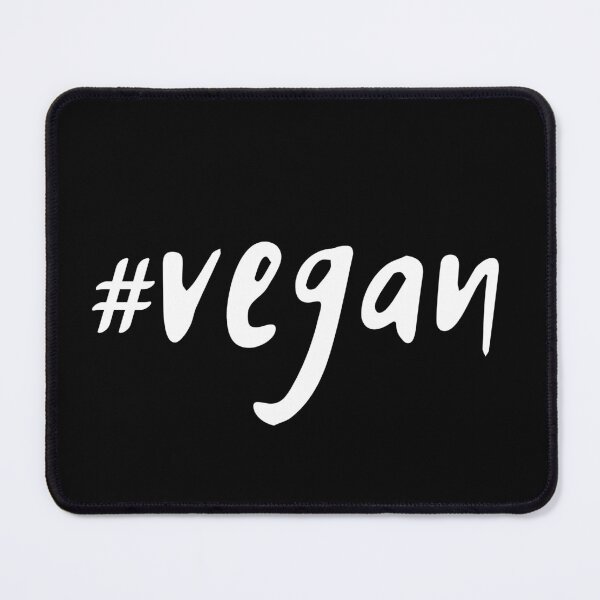 Item preview, Vegan Word Typography Black and White Minimalist Hashtag designed and sold by SoccaTamam.