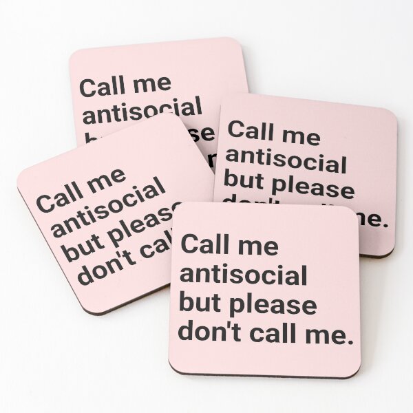 Item preview,  Call me Antisocial but Please Don't Call Me Social Anxiety  shirt  designed and sold by cizito.