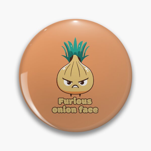 Item preview, Furious onion face - Angry Onion  designed and sold by RoboRaphael.