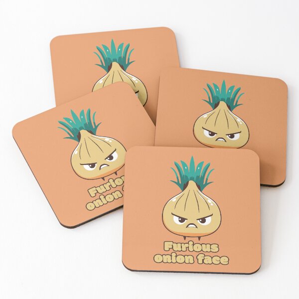 Item preview, Furious onion face - Angry Onion  designed and sold by RoboRaphael.
