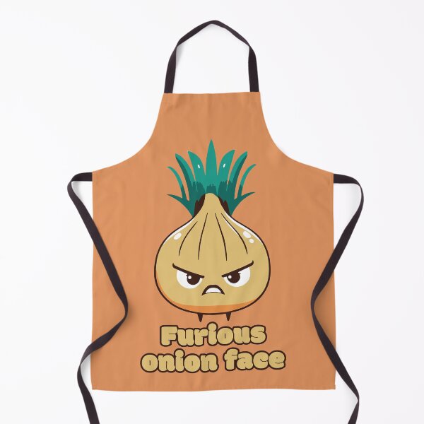 Item preview, Furious onion face - Angry Onion designed and sold by RoboRaphael.