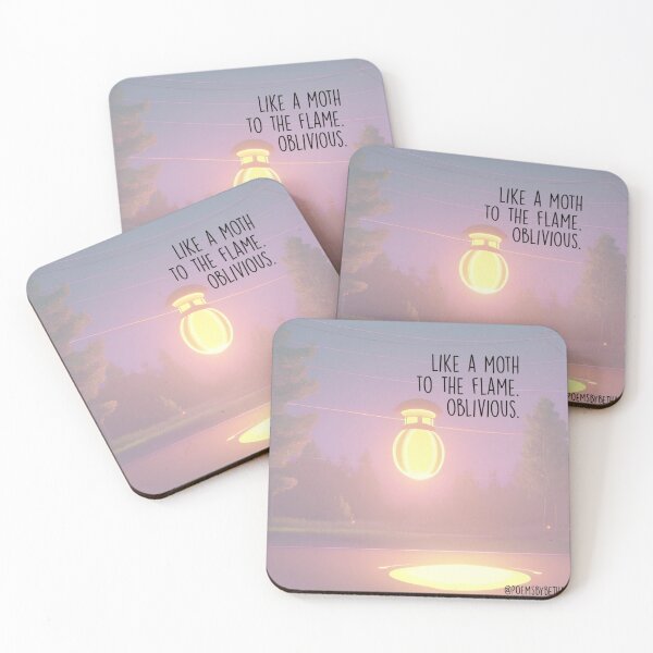 Item preview, like a moth to the flame. designed and sold by Bethan Rose Studio.