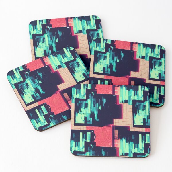 Item preview, Glitching Digital Screen - Broken TV 80s VHS Glitch Pattern designed and sold by Fine Prints.