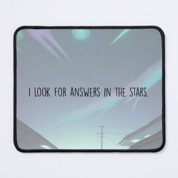 Item preview, i look for answers in the stars. designed and sold by Bethan Rose Studio.