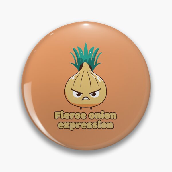 Item preview, Fierce onion expression - Angry Onion  designed and sold by RoboRaphael.