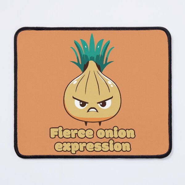 Item preview, Fierce onion expression - Angry Onion  designed and sold by RoboRaphael.