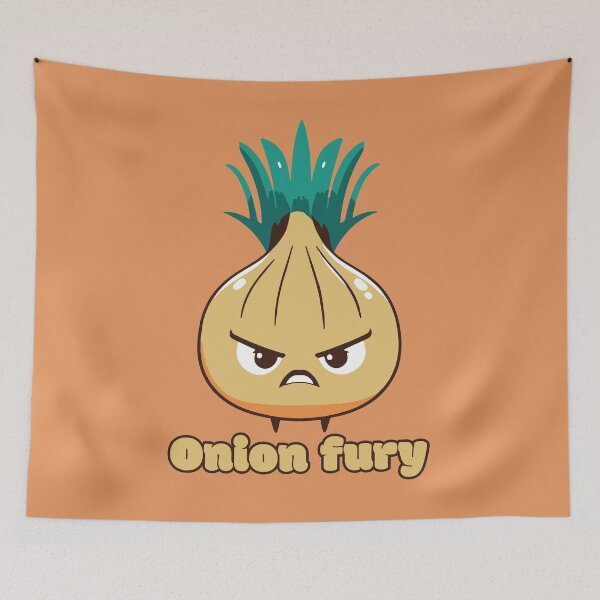 Item preview, Onion fury - Angry Onion  designed and sold by RoboRaphael.