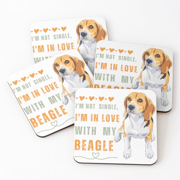 Item preview, Funny Dog Quotes: I'm In Love with My Beagle designed and sold by BobbyTee Merch.