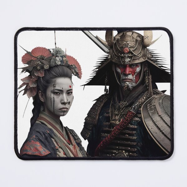 Item preview, Japanese geisha with samurai warriors designed and sold by Globuwear.