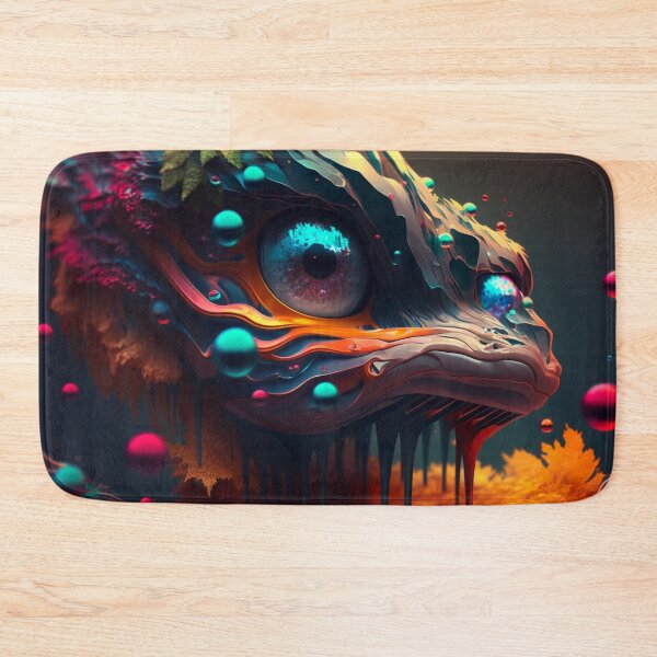 Item preview, Trippy Futuristic Basilisk  designed and sold by MichellesMedArt.