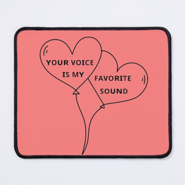 Item preview, your voice is my favorite sound designed and sold by DreamBigShirts.