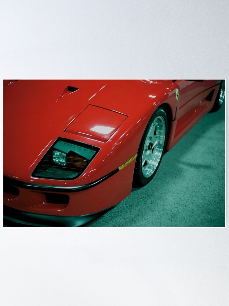 Ferrari F40 headlight Film Photography  Poster for Sale by JS-Photo-Video