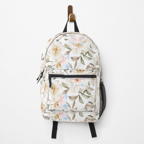 Item preview, Navy and white cherry blossom and watercolor Butterflies pattern designed and sold by bestsalernow.