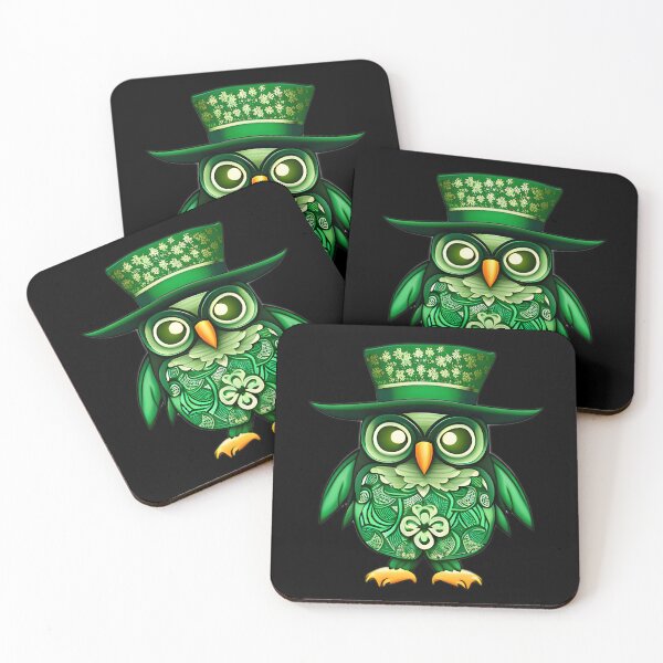 Item preview, St. Patrick's day owl Essential T-Shirt designed and sold by colortrends.