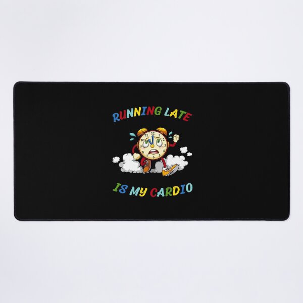 Item preview, Funny Running Design: Running Late Is My Cardio designed and sold by SimpliText.