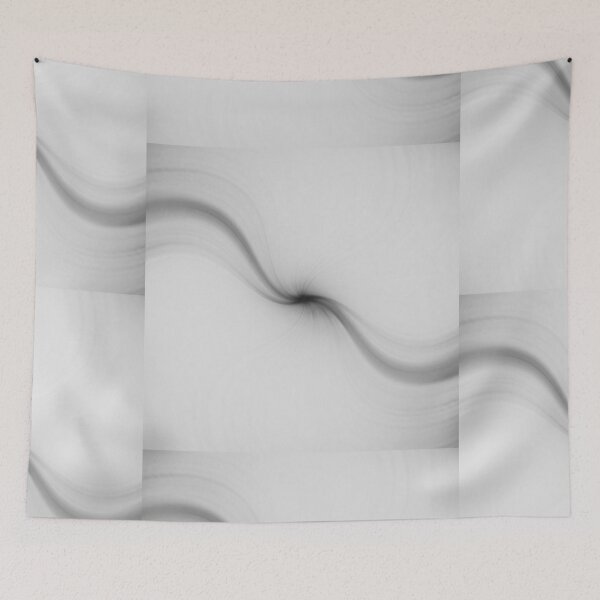 Item preview, Cross panel abstract smoky wave spiral  designed and sold by Khala.
