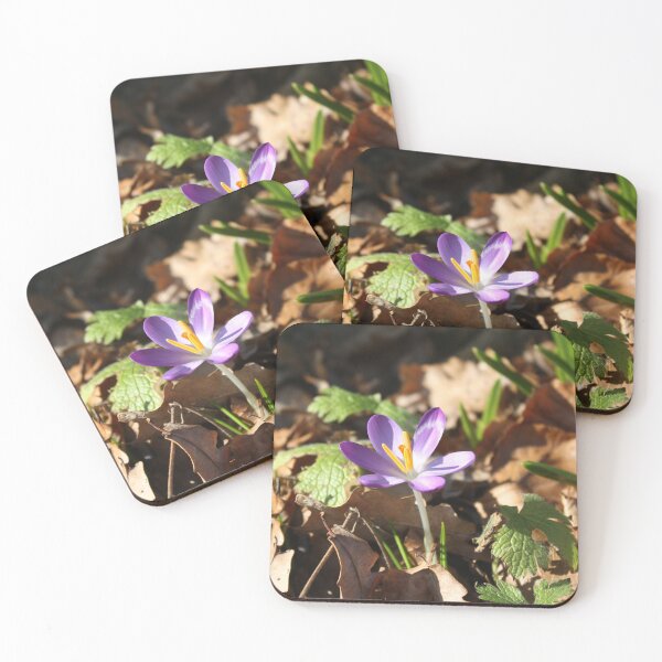 Item preview, Little purple flower inbetween leaves designed and sold by whydoweneedthis.