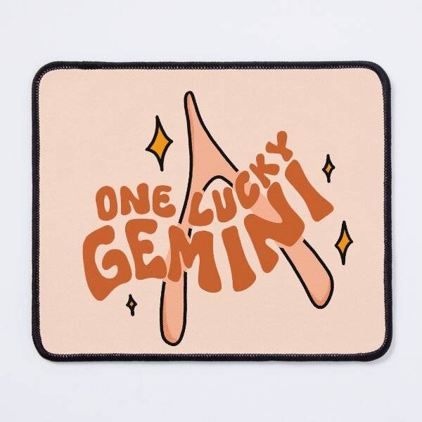 Item preview, One Lucky Gemini designed and sold by doodlebymeg.