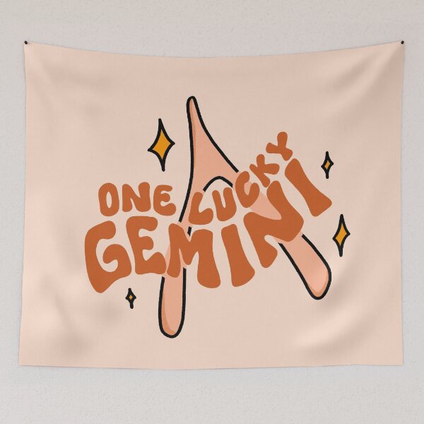 Item preview, One Lucky Gemini designed and sold by doodlebymeg.