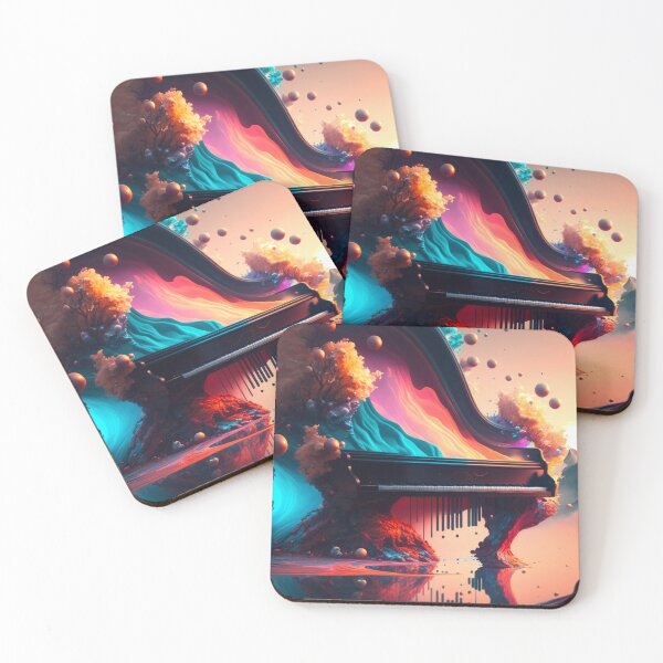 Item preview, Trippy Piano designed and sold by MichellesMedArt.