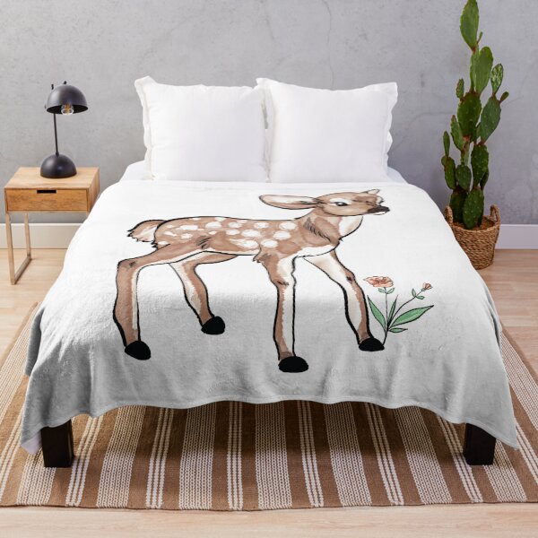 Item preview, Baby Deer Fawn Graphic For A Natural Cottagecore Lifestyle designed and sold by mysticblvd.