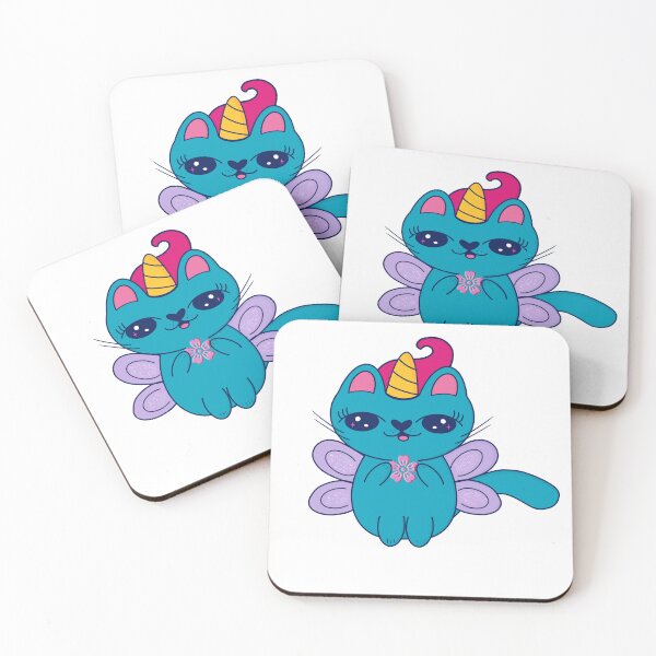 Item preview, Blue Kittycorn Fairy  designed and sold by Shannon McRoberts.